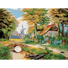 Картина по номерам на холсте с подрамником «Домик в лесу», 40 х 30 см - Фото 2