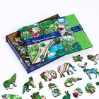 Фигурный пазл «‎Прогулка в зоопарке»‎ - фото 24662958