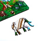 Фигурный пазл «‎Прогулка в зоопарке»‎ - фото 24662961