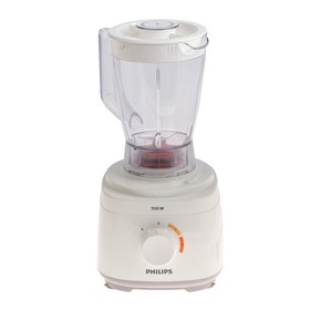 

Кухонный комбайн Philips HR7320/00, 700 Вт, 1.5 л, 2 скорости, 4 насадки, белый