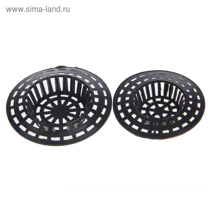 Набор фильтров для раковины Доляна, 2 шт, d=6 см, d=7 см - Фото 1