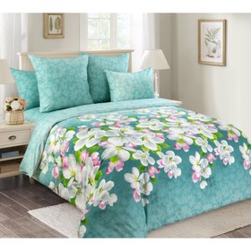 

Постельное бельё 1.5 сп «Яблони в цвету», размер 220х180 см, 215х150 см, 70х70 см - 2 шт