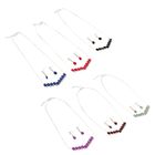 Набор 2 предмета: серьги, колье «Легкий флирт», дорожка овалов, цвет МИКС - Фото 2