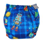 Многоразовый подгузник «Космос», 3-15 кг, синий, Крошка Я - Фото 5