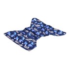 Многоразовый подгузник Крошка Я «Киты», 3-15 кг, синий - Фото 7