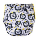 Многоразовый подгузник Крошка Я «Лев», 3-15 кг, разноцветный - Фото 5