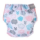Многоразовый подгузник Крошка Я «Облака», 3-15 кг, белый - Фото 5