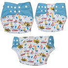 Многоразовый подгузник «Корабли», 3-15 кг, белый, Крошка Я - Фото 7