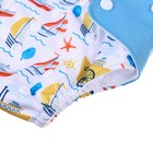 Многоразовый подгузник «Корабли», 3-15 кг, белый, Крошка Я - Фото 8