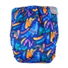 Многоразовый подгузник «Абстракция», 3-15 кг, синий, Крошка Я - Фото 5
