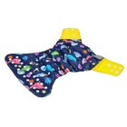 Многоразовый подгузник Крошка Я «Космонавт», 3-15 кг, синий - Фото 6