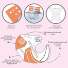 Многоразовый подгузник «Лисички», 3-15 кг, голубой, Крошка Я - Фото 2