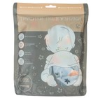 Многоразовый подгузник «Лисички», 3-15 кг, голубой, Крошка Я - Фото 10