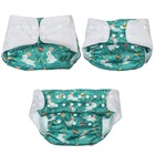 Многоразовый подгузник «Зайка», 3-15 кг, зеленый, Крошка Я - Фото 8