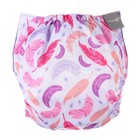 Многоразовый подгузник «Перья», 3-15 кг, разноцветный, Крошка Я - Фото 6