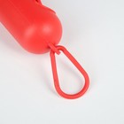 Контейнер с пакетами для уборки за собаками (рулон 15 пакетов 29×21 см), красный - Фото 5