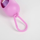 Контейнер с пакетами для уборки за собаками (рулон 15 пакетов 29×21 см), фиолетовый - Фото 5