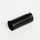 Контейнер с пакетами для уборки за собаками (рулон 15 пакетов 29×21 см), чёрный - Фото 2