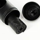 Контейнер с пакетами для уборки за собаками (рулон 15 пакетов 29×21 см), чёрный - Фото 4