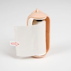 Контейнер-раздвижной с мешками для уборки (рулон 15 пакетов 29х21 см), бело-розовый - фото 6740816