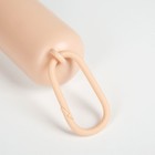 Контейнер-раздвижной с мешками для уборки (рулон 15 пакетов 29х21 см), бело-розовый - фото 6740817