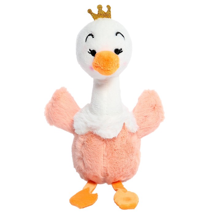 Мягкая игрушка «Лебедь», на брелоке, цвета МИКС - Фото 1
