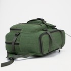 Рюкзак туристический, 60 л, отдел на молнии, наружный карман, цвет зелёный - фото 6740913