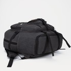 Рюкзак туристический, 60 л, отдел на молнии, наружный карман, цвет чёрный - фото 6740929
