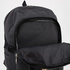 Рюкзак туристический, 60 л, отдел на молнии, наружный карман, цвет чёрный - фото 6740930