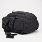 Рюкзак туристический, 60 л, отдел на молнии, наружный карман, цвет чёрный - фото 25397146