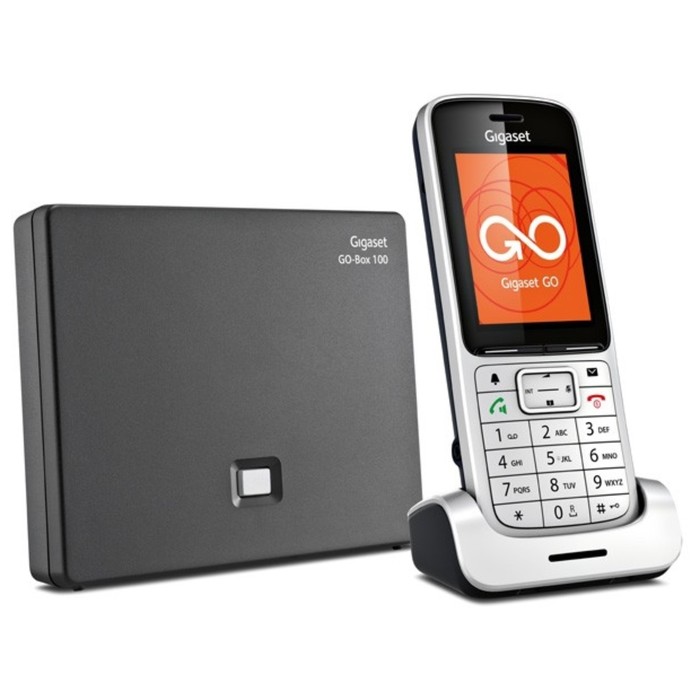 Телефон IP Gigaset SL450A GO RUS, серебристый