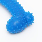 Игрушка жевательная суперпрочная "Любимое лакомство", 11 см, голубая - Фото 3