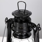 Керосиновая лампа декоративная черный 9,5х12,5х19 см RISALUX - Фото 5