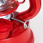 Керосиновая лампа декоративная красный 9.5×12.5×19 см - Фото 9