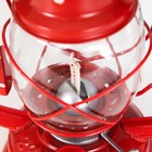 Керосиновая лампа декоративная красный 11.5×15×23 см - Фото 7