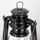 Керосиновая лампа декоративная черный 11,5х15х25 см RISALUX - Фото 5