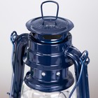 Керосиновая лампа декоративная синий 11.5*15*25 см RISALUX - Фото 5