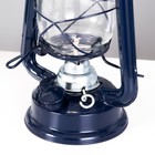 Керосиновая лампа декоративная синий 11.5*15*25 см RISALUX - Фото 6