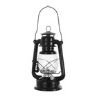 Керосиновая лампа декоративная черный 14х18х27,5 см RISALUX - Фото 9