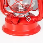 Керосиновая лампа декоративная красный 14х18х27,5 см RISALUX - Фото 6