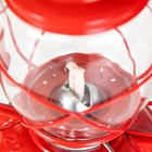 Керосиновая лампа декоративная красный 14х18х27,5 см RISALUX - Фото 7