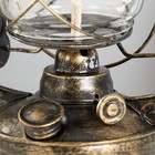 Керосиновая лампа декоративная черный с золотой патиной 14х18х27,5 см RISALUX - Фото 5