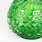 Керосиновая лампа декоративная зеленый 8,5х8,5х19 см - фото 25520386