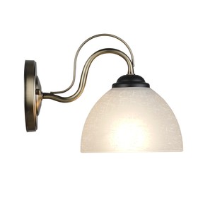 

Бра, 60Вт, E27, 23x15x17 см, цвет античная бронза