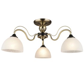

Люстра, 60Вт, E27, 60x60x26 см, цвет античная бронза