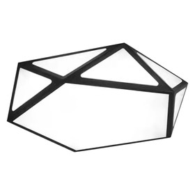 

Потолочный светильник, 60Вт, LED, 50x50x10 см, цвет белый, чёрный