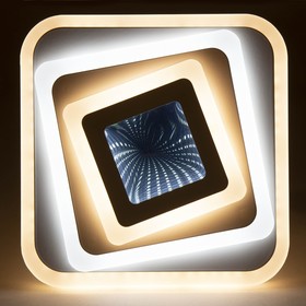 

Светильник, 39Вт, LED, 24x24x6 см, цвет белый