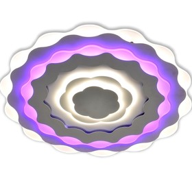 

Потолочный светильник, 128Вт, LED, 50x50x5 см, цвет белый