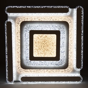 

Потолочный светильник, 158Вт, LED, 50x50x5 см, цвет белый