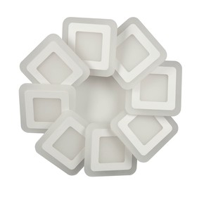 

Потолочный светильник, 187Вт, LED, 45x45x9,5 см, цвет белый